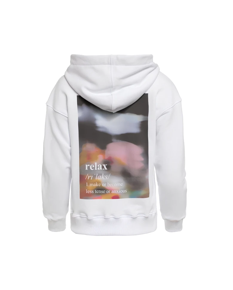 HOODED SWEATSHIRT "RELAX"