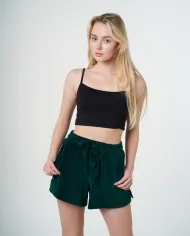 Velvet shorts